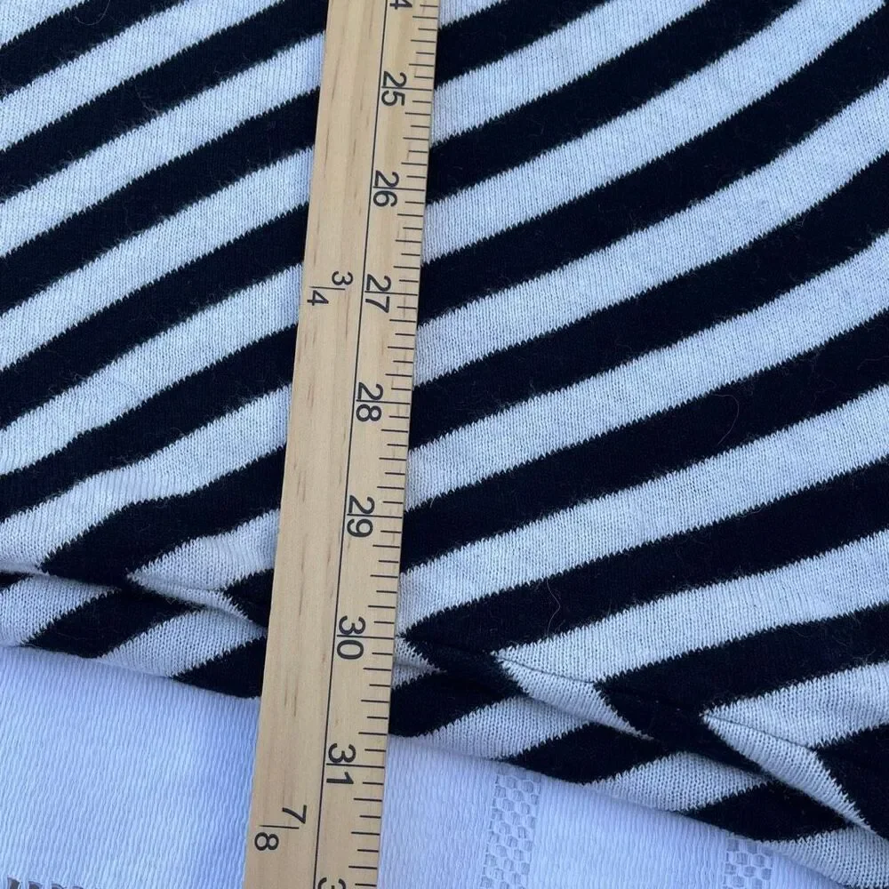 Chico’s size OS relaxed fit striped cardigan